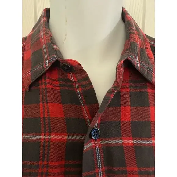 Vintage Polo Ralph Lauren Buffalo Plaid Long Sleeve Shirt. Size Large - Picture 4 of 10